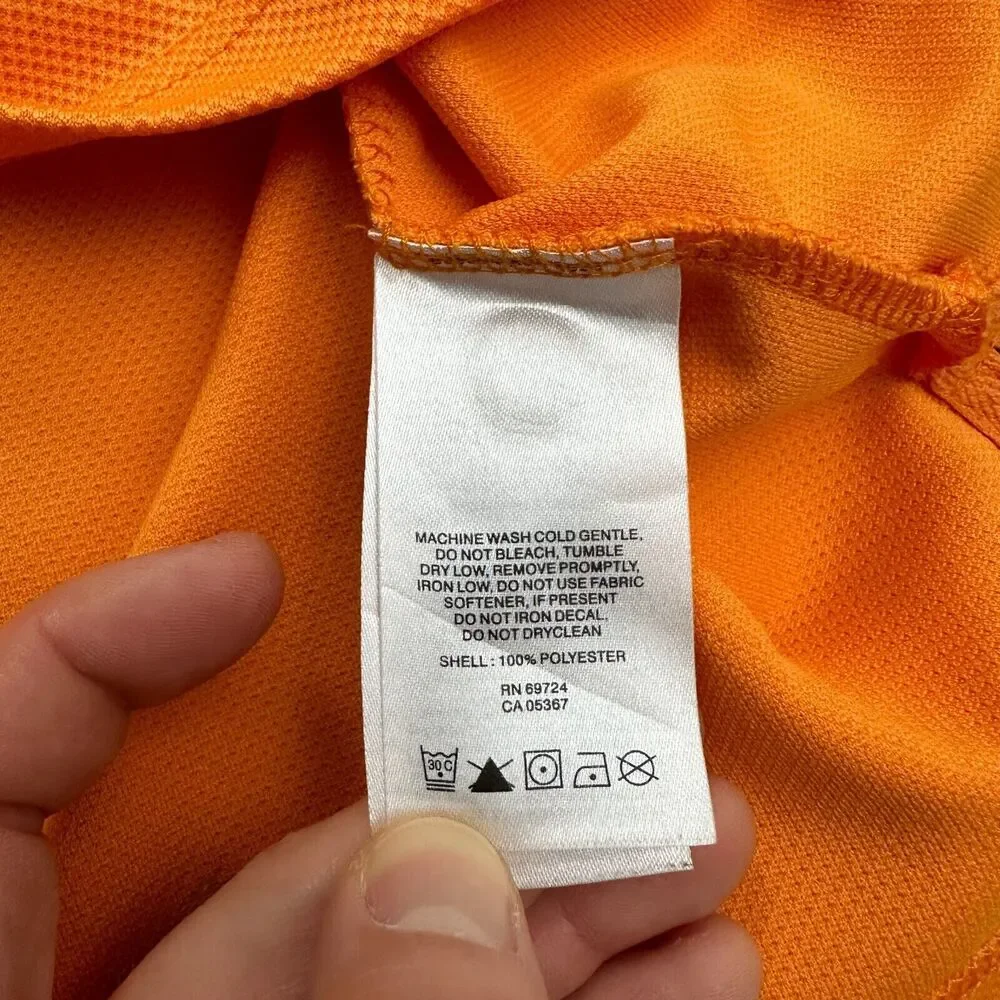 Columbia PFG Omni Shade Perfect Cast Polo Shirt Mens Orange Short Sleeve Fishing
